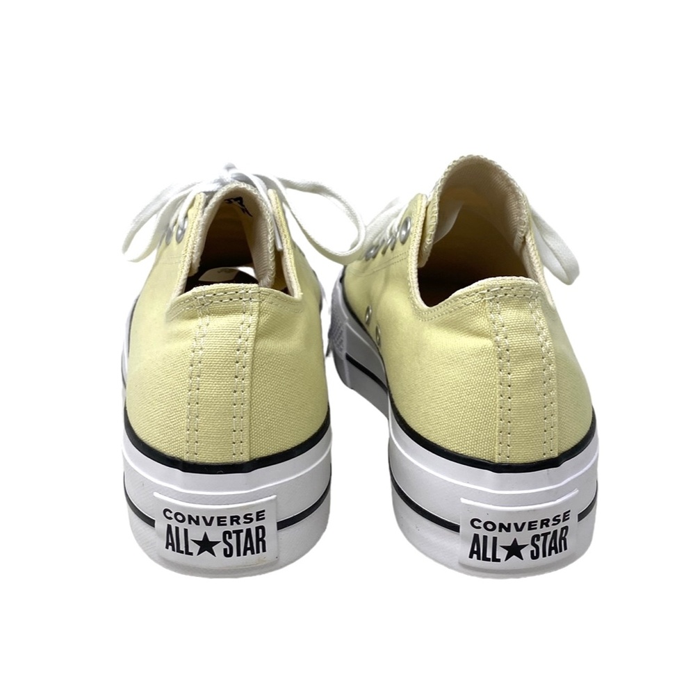 Converse Ctas Lift Ox Platform Sneakers Low Top Shoes Canvas Women Lemon A00560F - Picture 5 of 10